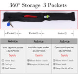 Running Belt Bag Invisible Anti-theft Waist Bag with Zipper Pocket Gym Fitness Jogging 7.2 inch Phone Holder Waist Pack Pouch