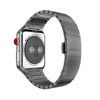 stainless steel strap for apple watch band 42mm 38mm 44mm 40mm metal Butterfly buckle watchband for iwatch bracelet 5/4/3/2/1