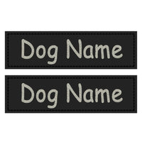 Dog ID Tag Dog Name Tag Custom Name Labels Reflective Label Luminous Personalized Stickers for Dog Harness Tag Pets Supplies