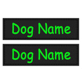 Dog ID Tag Dog Name Tag Custom Name Labels Reflective Label Luminous Personalized Stickers for Dog Harness Tag Pets Supplies