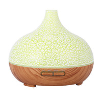 Searide 400ml Air humidifier Aromatherapy Ultrasonic wood Aroma Essential Oil Diffuser 7 Changeable LED Colors For Home Office