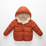 COOTELILI Fleece Winter Parkas Kids Jackets For Girls Boys Warm Thick Velvet Children's Coat Baby Outerwear Infant Overcoat
