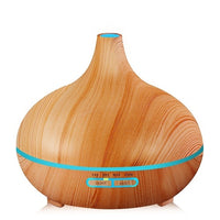 Searide 400ml Air humidifier Aromatherapy Ultrasonic wood Aroma Essential Oil Diffuser 7 Changeable LED Colors For Home Office