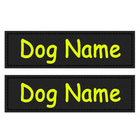 Dog ID Tag Dog Name Tag Custom Name Labels Reflective Label Luminous Personalized Stickers for Dog Harness Tag Pets Supplies