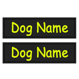 Dog ID Tag Dog Name Tag Custom Name Labels Reflective Label Luminous Personalized Stickers for Dog Harness Tag Pets Supplies