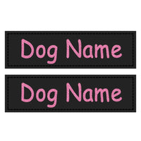 Dog ID Tag Dog Name Tag Custom Name Labels Reflective Label Luminous Personalized Stickers for Dog Harness Tag Pets Supplies