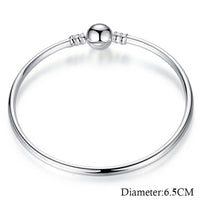 나나나나BAMOER 5 Style Silver Color LOVE Snake Chain Bracel