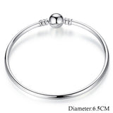 나나나나BAMOER 5 Style Silver Color LOVE Snake Chain Bracel