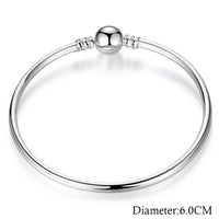 나나나나BAMOER 5 Style Silver Color LOVE Snake Chain Bracel