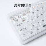 Youpin Lofree 1% Foggy Dual Mode Mechanical Keyboards Wireless Bluetooth Men and Women Office Laptop IPad for Home Office