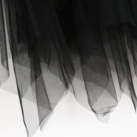 Womens Tulle Skirts Womens Casual Comfortable Tulle Skirt Elastic High Waist Pleated Midi Skirt Ladies women clothes 2019 #626