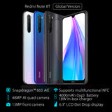 Version mondiale Xiaomi Redmi Note 8 T 4GB 64GB Smartphone 8 T Snapdragon 665 téléphone portable NFC 48MP appareil photo 18W bande cadeau gratuite 4 on AliExpress