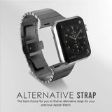 stainless steel strap for apple watch band 42mm 38mm 44mm 40mm metal Butterfly buckle watchband for iwatch bracelet 5/4/3/2/1