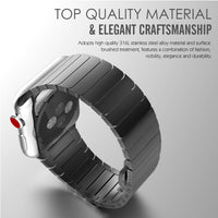 stainless steel strap for apple watch band 42mm 38mm 44mm 40mm metal Butterfly buckle watchband for iwatch bracelet 5/4/3/2/1