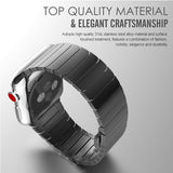 stainless steel strap for apple watch band 42mm 38mm 44mm 40mm metal Butterfly buckle watchband for iwatch bracelet 5/4/3/2/1