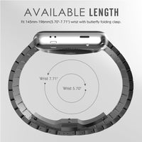 stainless steel strap for apple watch band 42mm 38mm 44mm 40mm metal Butterfly buckle watchband for iwatch bracelet 5/4/3/2/1