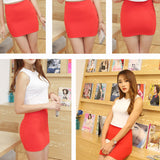 New Micro Mini Skirts 2017 Summer Sexy Girls Skirts Casual Package Hip Short Skirts Women Tight Office Party Female Red Black 50
