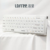 Youpin Lofree 1% Foggy Dual Mode Mechanical Keyboards Wireless Bluetooth Men and Women Office Laptop IPad for Home Office