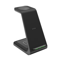 3 in 1 Wireless Charger 10W Fast Charging for iPhone 11 pro/XR/Xs Max Samsung for Apple Watch 5 4 3 Airpods pro with EU Charger