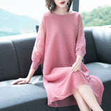 Elegant Women Miyak Pleated Fashion Dress New Plus Size Belly Cover Pleats Please Dress