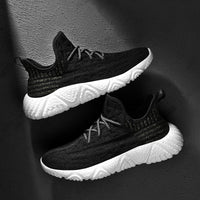 Men Casual Shoes Fashion Mens Sneakers Breathable Flying Weaving Mesh Lightweight Lace-up Shoe Outdoor Tenis Masculino Adulto