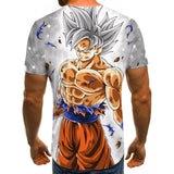 New Boys Clothing Anime Harajuku Tops Summer Fashion Men's T-shirt 3D O-Neck Shirt Large Size Streetwear