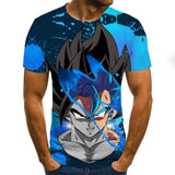 New Boys Clothing Anime Harajuku Tops Summer Fashion Men's T-shirt 3D O-Neck Shirt Large Size Streetwear