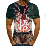 New Boys Clothing Anime Harajuku Tops Summer Fashion Men's T-shirt 3D O-Neck Shirt Large Size Streetwear