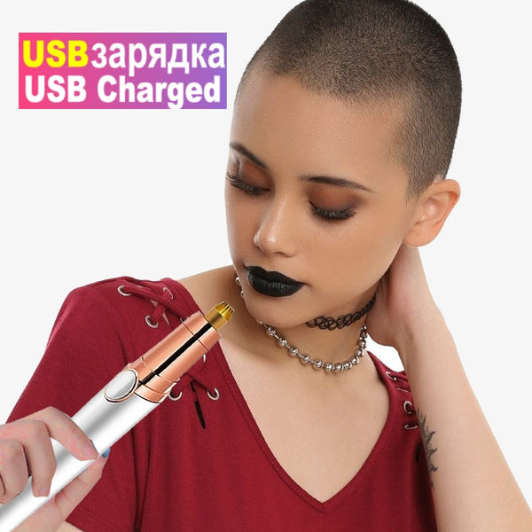 Electric Eyebrow Trimmer Shaver Women Eyebrow Painless Hair Removal Pens Makeup Mini Eye Brow Razor Portable Hair Epilator