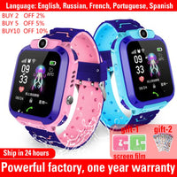 Q12 Kids Smart Watch Waterproof IP67 SOS Antil-lost phone watch Baby 2G SIM Card Call Location Tracker child Smartwatch PK q15