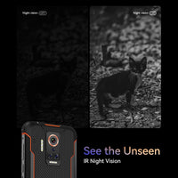 ZEEKER P10 108MP Rugged Phone IP69K Waterproof NFC Smartphone 6.49" FHD+ DotDisplay 6000mAh IR Night Vision Quad Camera