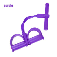Fitness Resistance Bands 4 Tube Tension band Pedal Ankle Puller Fitness Sit-ups pPull Rope Gym Sport Workout Fitness band
