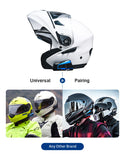 2PCS Lexin B4FM 4 Way Bluetooth Motorcycle Helmet Intercom Headsets,BT Wireless Communication Intercomunicadores Motorbike Music