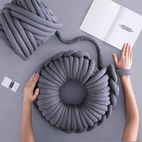 1KG thick super Bulky chunky yarn for hand knitting Crochet soft big cotton DIY Arm Knitting Roving Spinning yarn for blanke