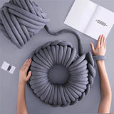 1KG thick super Bulky chunky yarn for hand knitting Crochet soft big cotton DIY Arm Knitting Roving Spinning yarn for blanke
