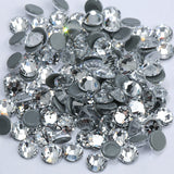 Glass Clear Hotfix Rhinestone Flat Back Iron On Strass Crystal Stones SS16 SS20 SS30 Hot Fix Rhinestones For Clothes Decorations