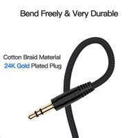 3m/5m 3.5mm Jack Extension Audio Cable Male to Female Wired Headphones Headphone Extension Cable Speaker AUX Cable Cord For PC