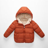 COOTELILI Fleece Winter Parkas Kids Jackets For Girls Boys Warm Thick Velvet Children's Coat Baby Outerwear Infant Overcoat