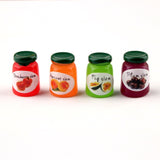 5pcs Dollhouse Jam Fruit Can Miniature Toy Doll Food Kitchen Living Room Accessories Kids Gift Pretend Play Toy