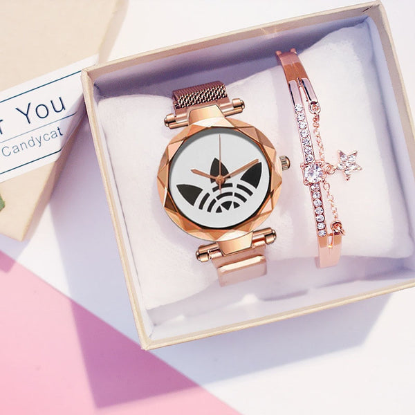 Brand Women Watches Ladies Starry Sky Watch with Magnetic strap Female Wristwatch relogio feminino reloj mujer quartz watch