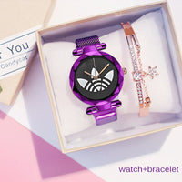 Brand Women Watches Ladies Starry Sky Watch with Magnetic strap Female Wristwatch relogio feminino reloj mujer quartz watch