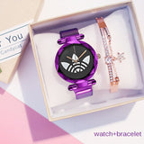 Brand Women Watches Ladies Starry Sky Watch with Magnetic strap Female Wristwatch relogio feminino reloj mujer quartz watch