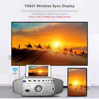 AAO Native 1080p Full HD Projector YG620 LED Proyector 1920x 1080P 3D Video YG621 Wireless WiFi Multi-Screen Beamer Home Theater