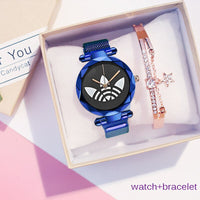 Brand Women Watches Ladies Starry Sky Watch with Magnetic strap Female Wristwatch relogio feminino reloj mujer quartz watch