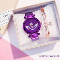 Brand Women Watches Ladies Starry Sky Watch with Magnetic strap Female Wristwatch relogio feminino reloj mujer quartz watch
