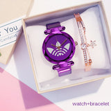 Brand Women Watches Ladies Starry Sky Watch with Magnetic strap Female Wristwatch relogio feminino reloj mujer quartz watch