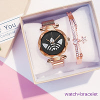 Brand Women Watches Ladies Starry Sky Watch with Magnetic strap Female Wristwatch relogio feminino reloj mujer quartz watch