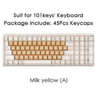 New 68/100 Keys Lofree Theme Keycap Wireless Bluetooth For Mechanical Keyboard Originality Dye Sublimation PBT Keycap