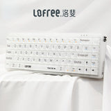Youpin Lofree 1% Foggy Dual Mode Mechanical Keyboards Wireless Bluetooth Men and Women Office Laptop IPad for Home Office