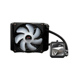 SOPLAY CPU Cooler Water Cooling CPU Radiator 120mm Fan Quiet Fan Pure Copper Rainbow Color Auto Running Support Intel/AMD